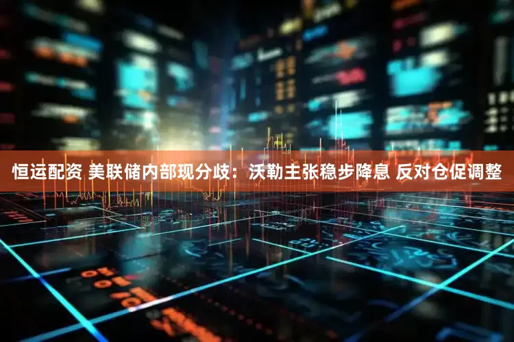 恒运配资 美联储内部现分歧：沃勒主张稳步降息 反对仓促调整